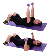 How to perform the Dumbbell Floor Press