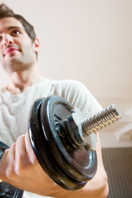 Working out at home