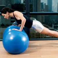 Press Ups on a Swiss Ball